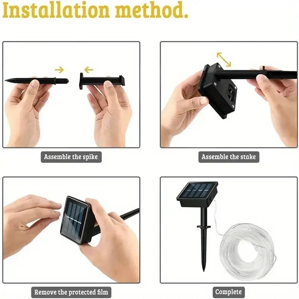 Solar HeavyDuty Outdoor Rope Lights 2