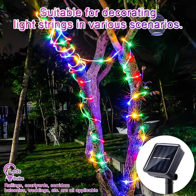 Solar Shielded Outdoor Rope Lights 1