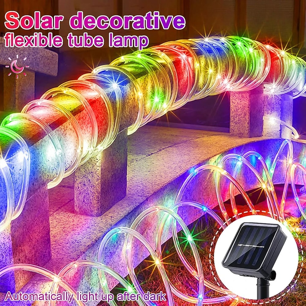Solar Shielded Outdoor Rope Lights 6
