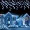 Solar Cascade Icicle Holiday Lights 8