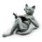 Scholarly Literature Cat Figurine 3