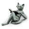 Scholarly Literature Cat Figurine 3