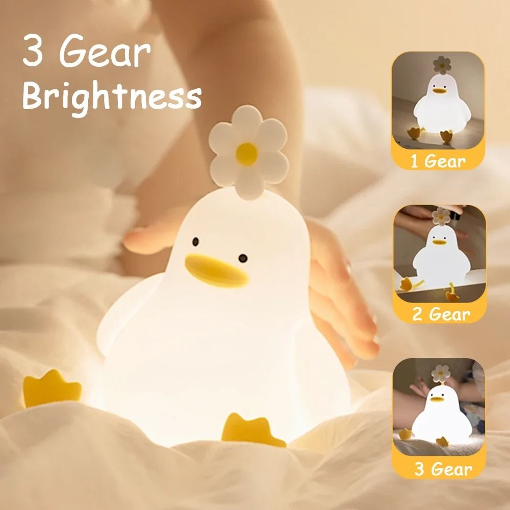 Cuddly Glow Duckie Silicone Lamp 1