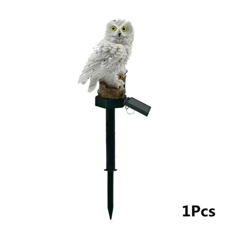 Wise Sentinel Solar Owl Garden Stake 6