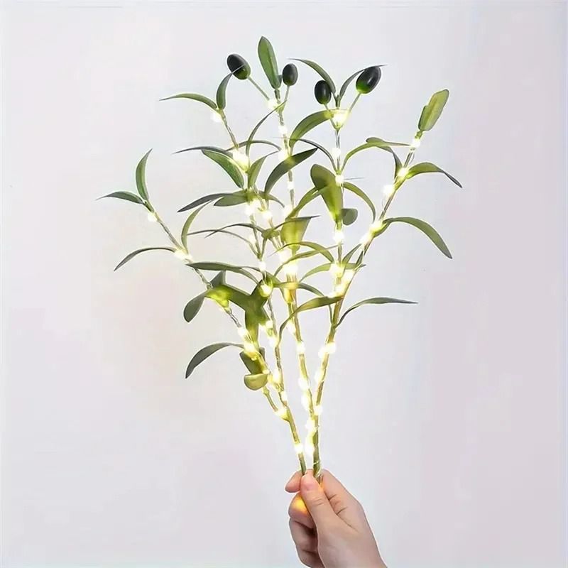 Mediterranean Luminous Olive Branches 4