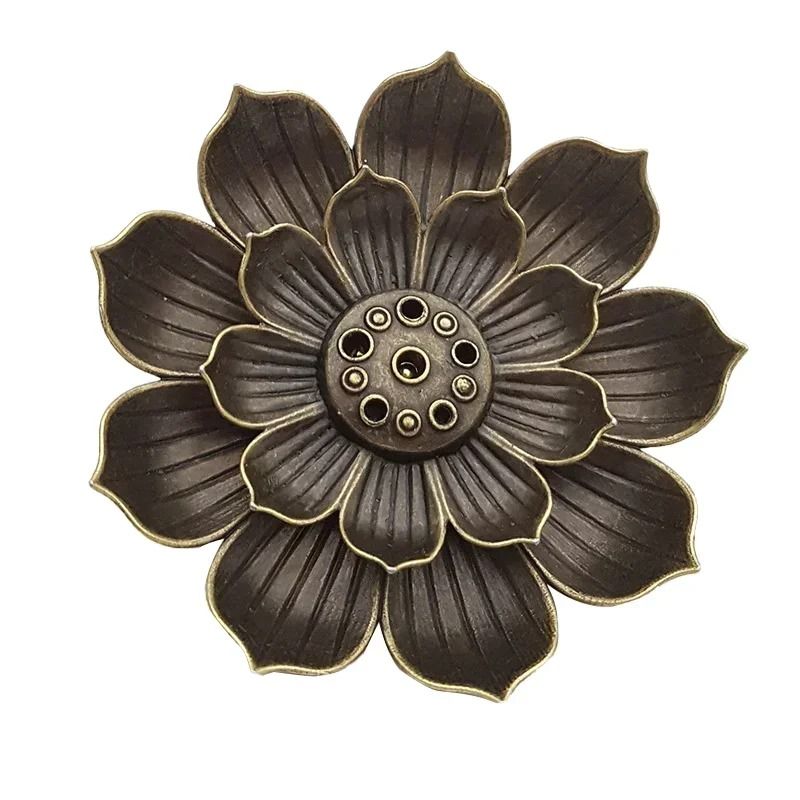 Imperial Lotus Bronze Censer Plate 3