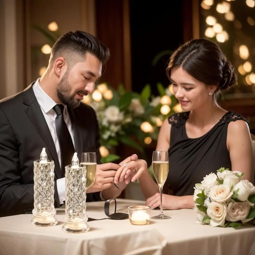 LumiCrystal Prism Flameless Candle 4