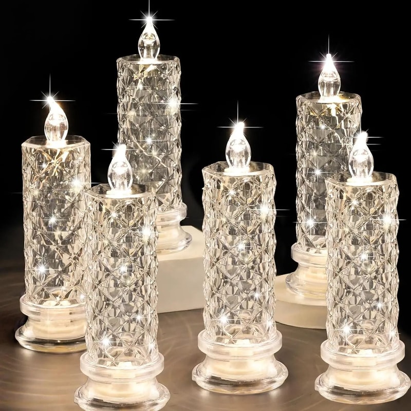 LumiCrystal Prism Flameless Candle 6