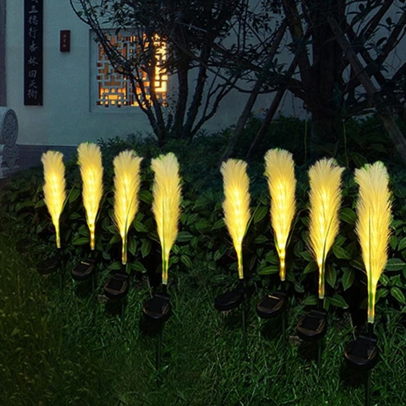 SwayingGlow Solar Reed Sconces 0