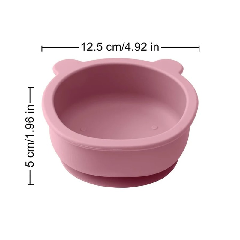 HoneyBear NonSlip Silicone Suction Bowl 6