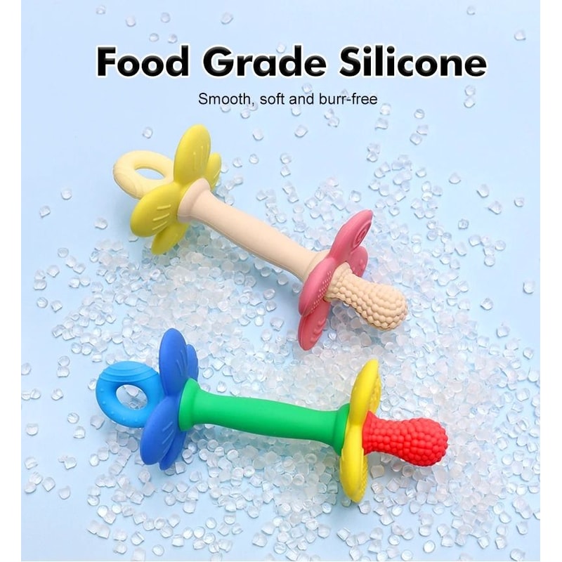 PetalSooth 2in1 Silicone Flower Teether 5