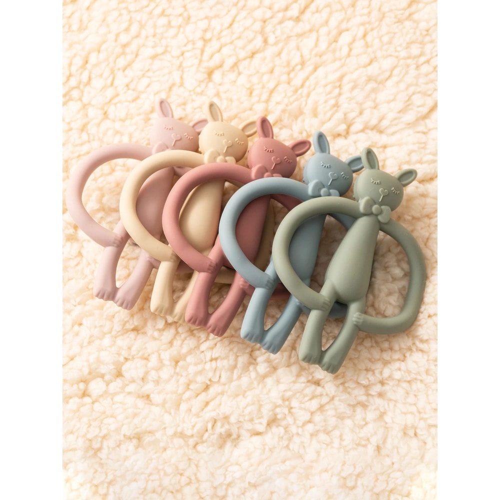 Cottontail Comfort Silicone Rabbit Teether 0