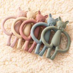 cottontail comfort silicone rabbit teether