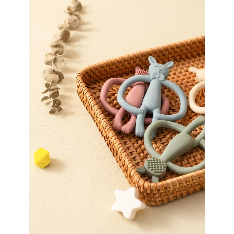 Cottontail Comfort Silicone Rabbit Teether 5