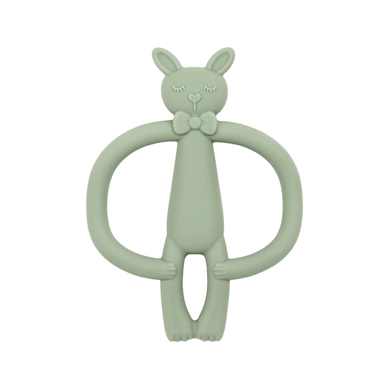 Cottontail Comfort Silicone Rabbit Teether 7