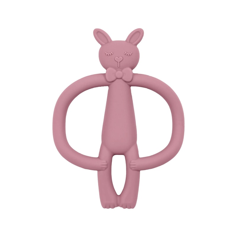 Cottontail Comfort Silicone Rabbit Teether 10