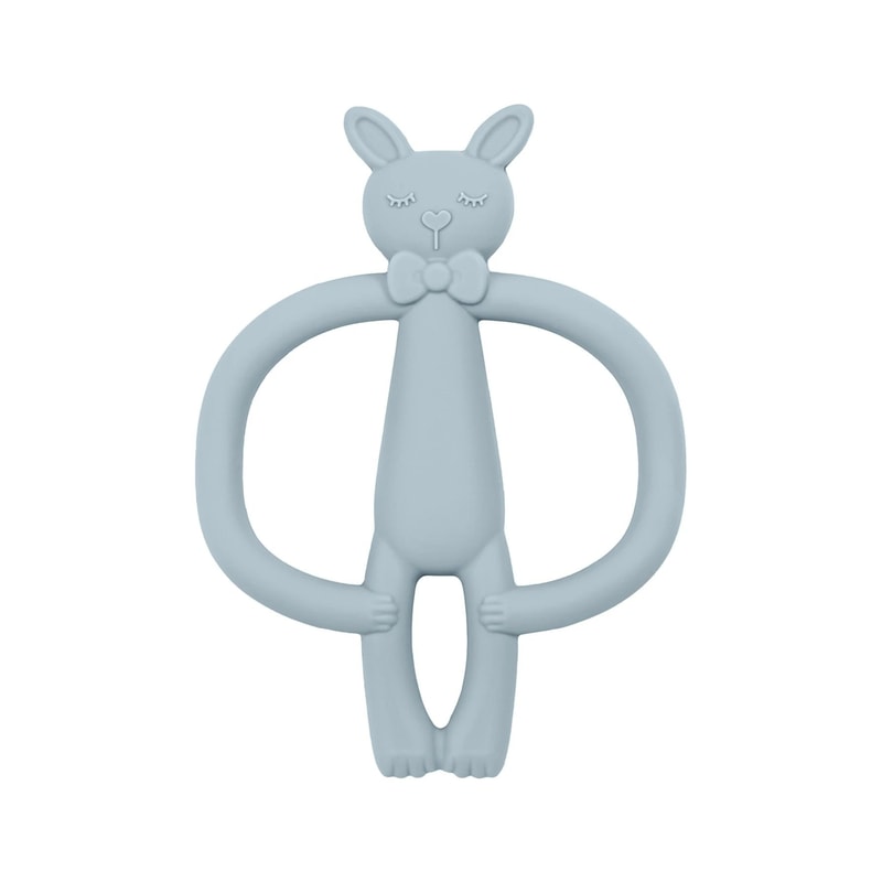 Cottontail Comfort Silicone Rabbit Teether 11