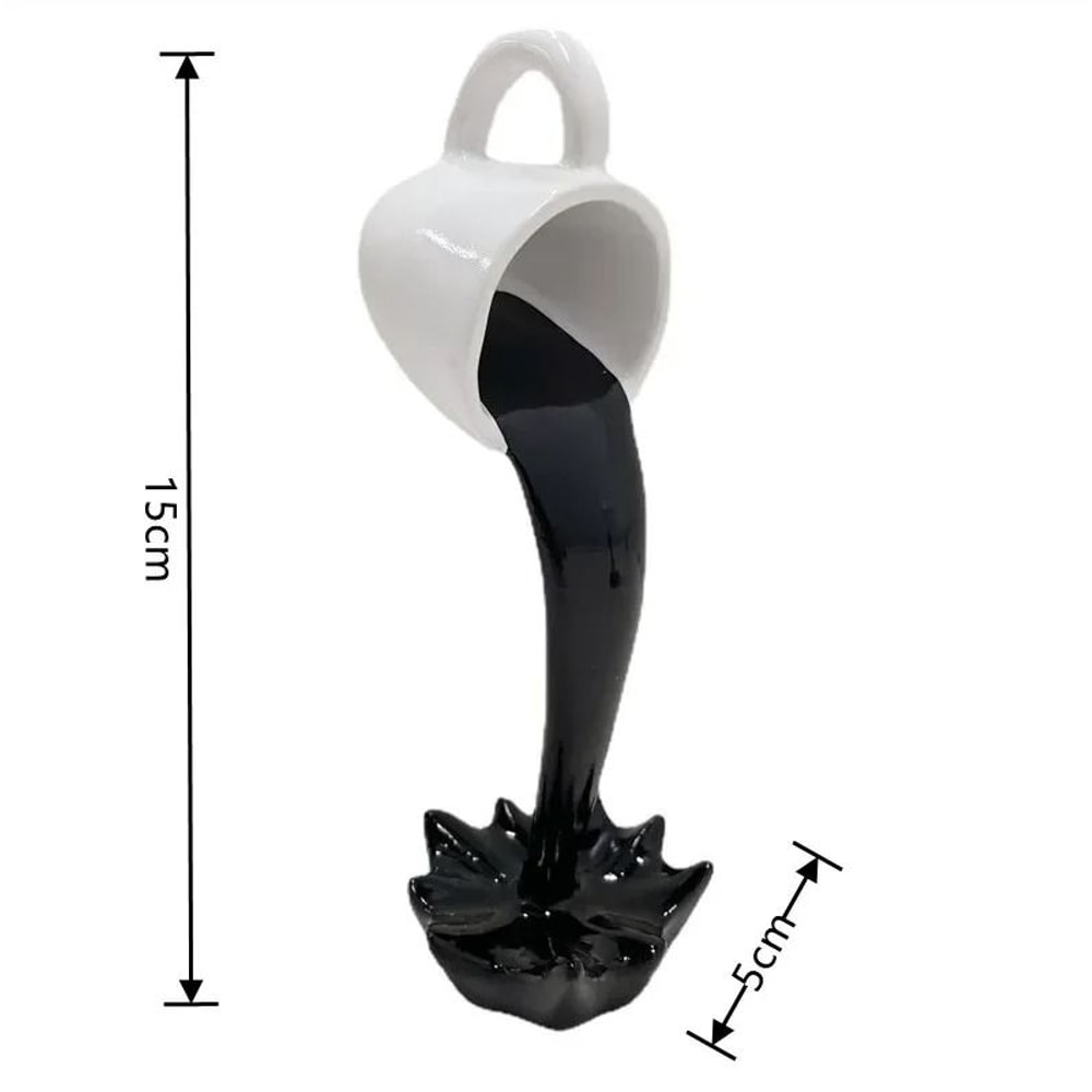 Floating Magic Spilling Coffee Sculpture 9
