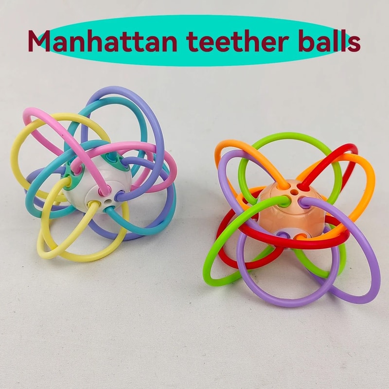 Manhattan Prism Sensory Teether Ball 0