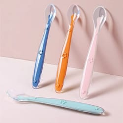 starlight soft-touch silicone training spoon set