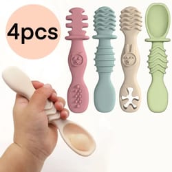 first-bites silicone training spoon set