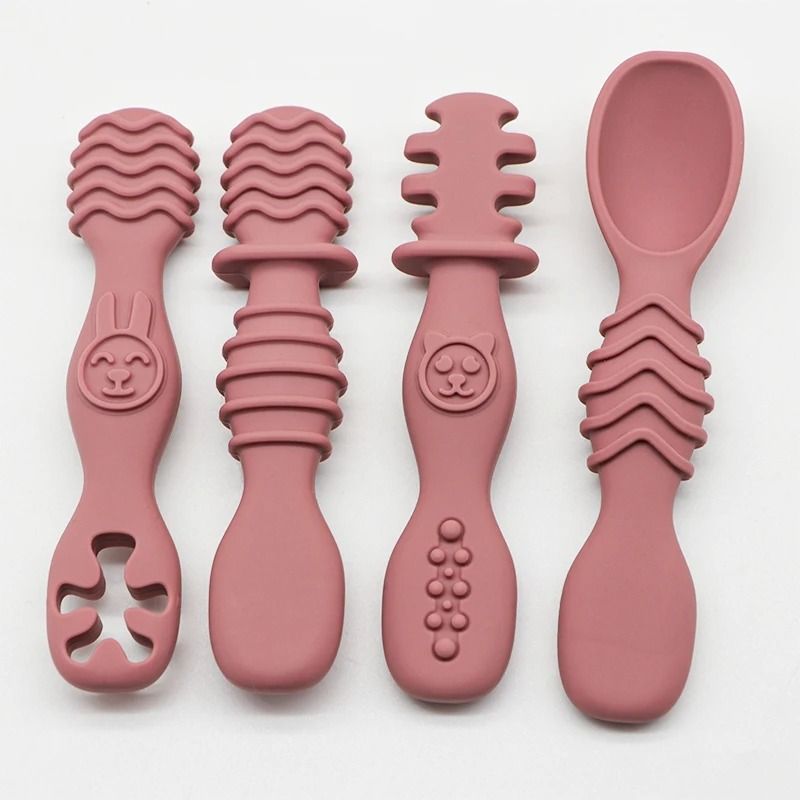 FirstBites Silicone Training Spoon Set 5