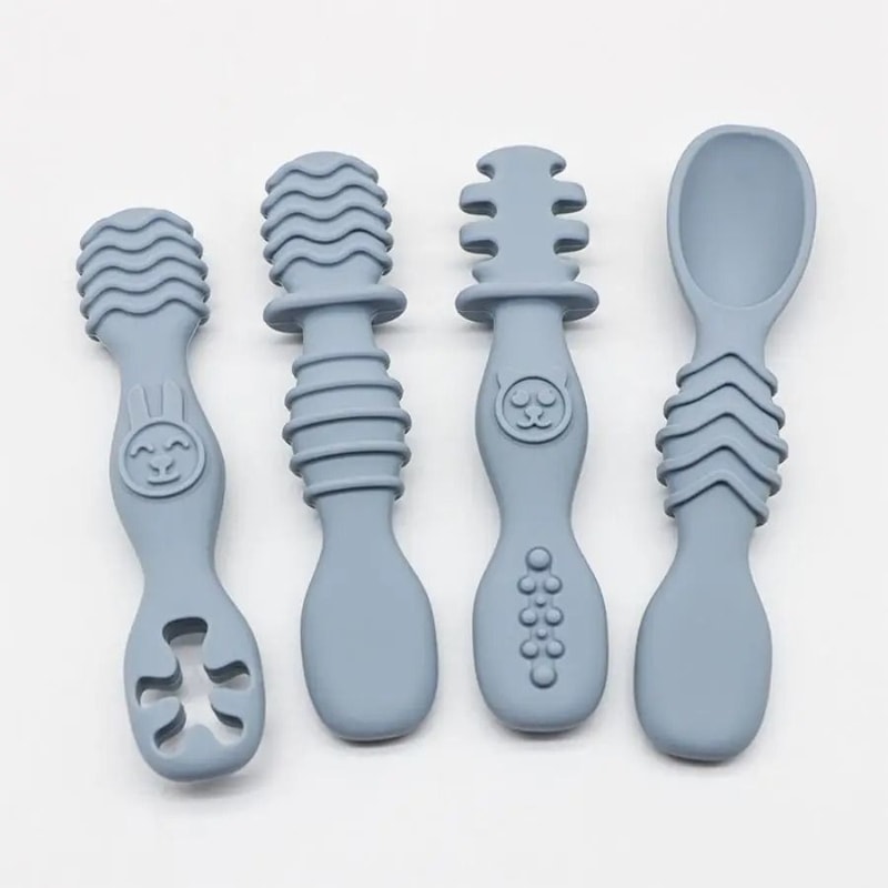 FirstBites Silicone Training Spoon Set 6