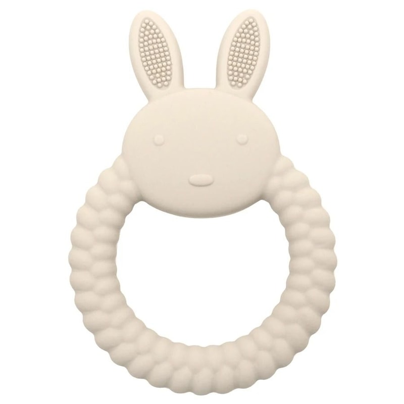 Elite Cottontail Comfort Silicone Rabbit Teether 10