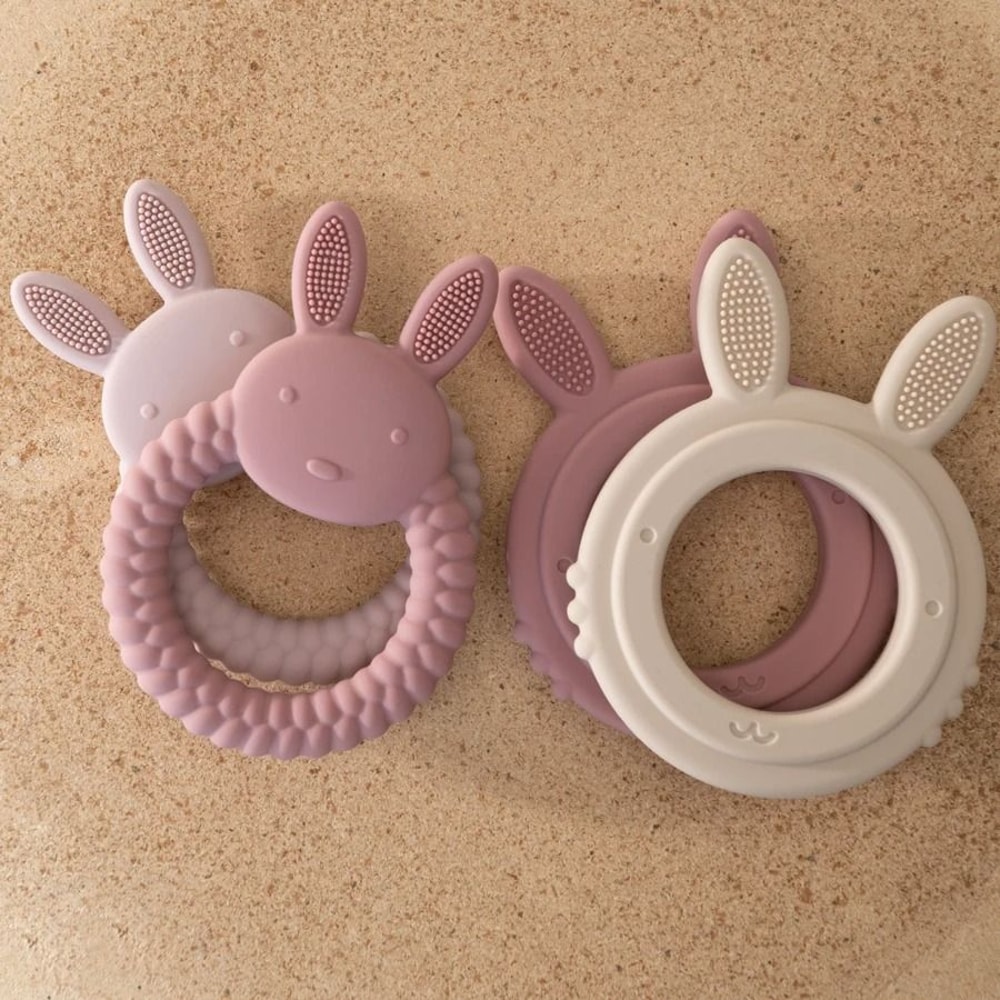 Elite Cottontail Comfort Silicone Rabbit Teether 3