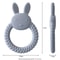 Elite Cottontail Comfort Silicone Rabbit Teether 4