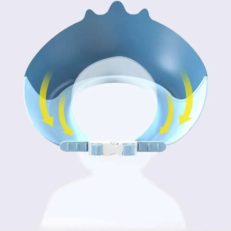 Soft SplashGuard Adjustable Baby Bath Visor 1