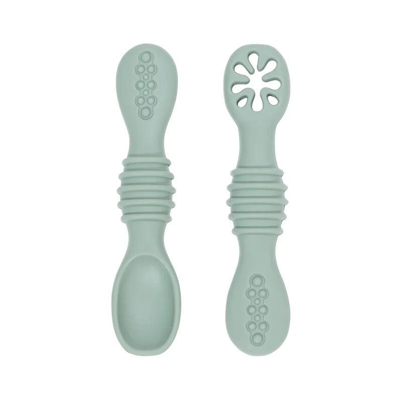 SoftTouch Silicone Baby Spoon Fork Set 7