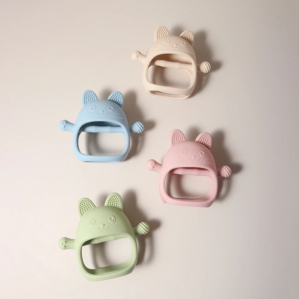 Cottontail Comfort Silicone Teething Mitten 3