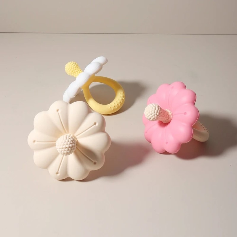 PetalSooth Big Flower Silicone Teether 4