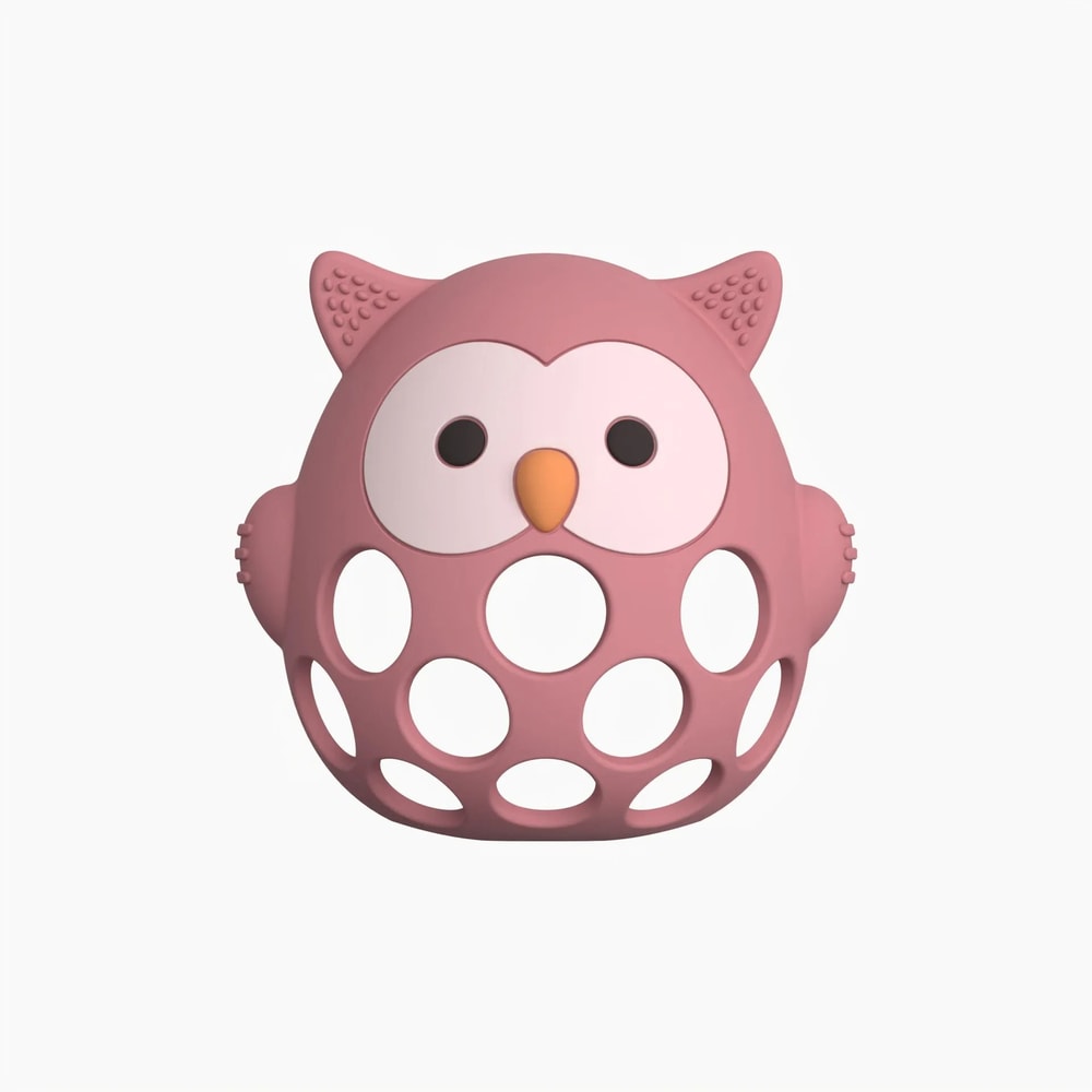 HootSoothe Silicone Owl Teething Mitten 9