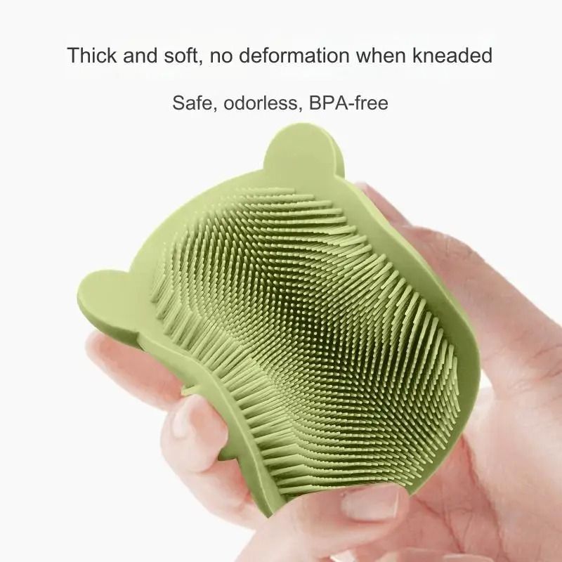 DinoGently Silicone Scalp Massager Shampoo Brush 3