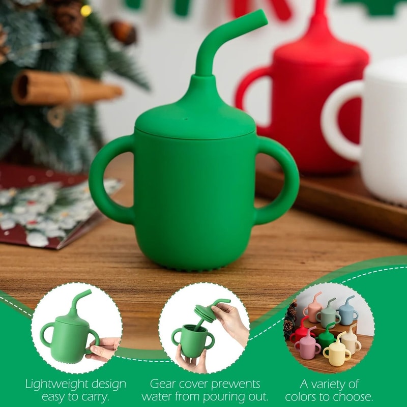 DualGrip Silicone Infant Training Cup 6
