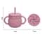 BloomSip 2in1 Silicone Snack Sippy Cup 6