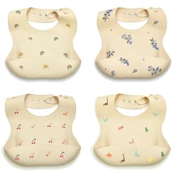 tidy-tots ultra-soft silicone feeding bib