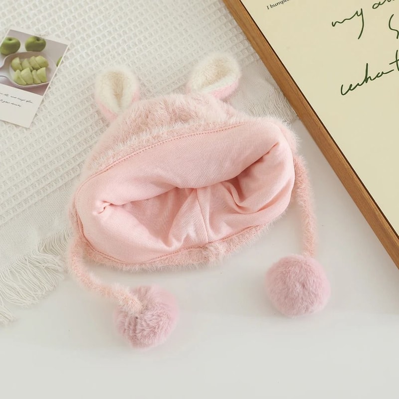 ArcticCuddle Cartoon Plush Winter Hat 4