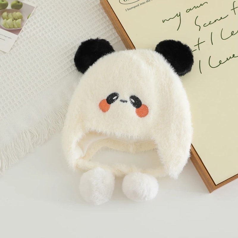 ArcticCuddle Cartoon Plush Winter Hat 6