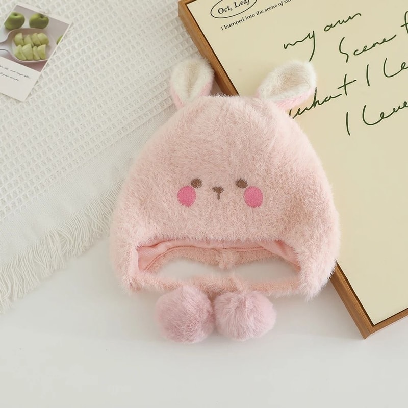 ArcticCuddle Cartoon Plush Winter Hat 8