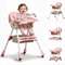 4in1 Foldable Reclining High Chair 0