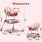 4in1 Foldable Reclining High Chair 2