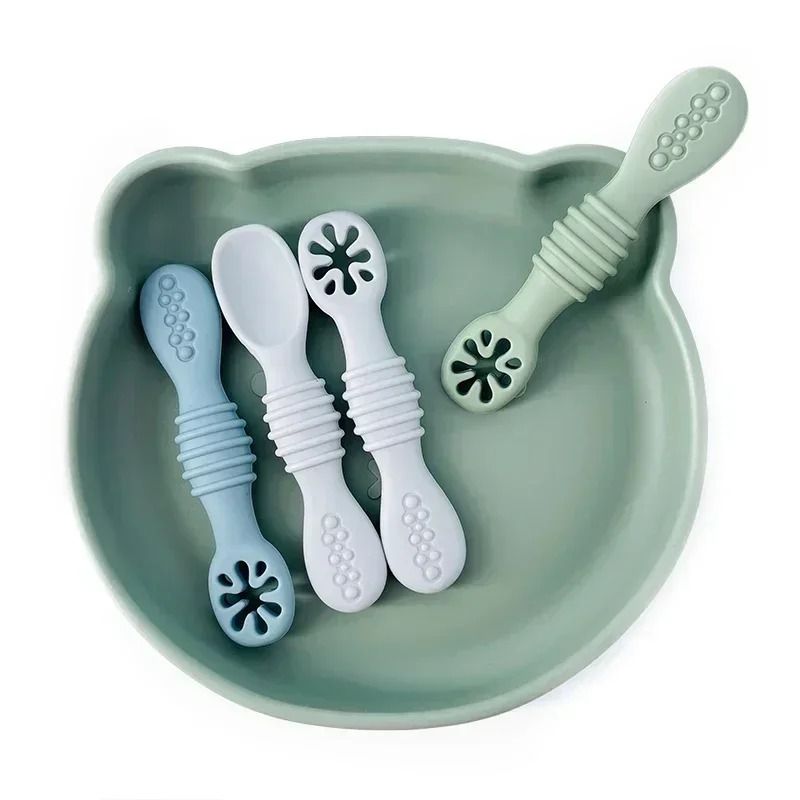 2PC Baby Learning Spoon Set 4
