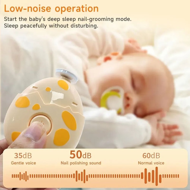 TinyTrims Cartoon Electric 2in1 Nail Care Kit 4