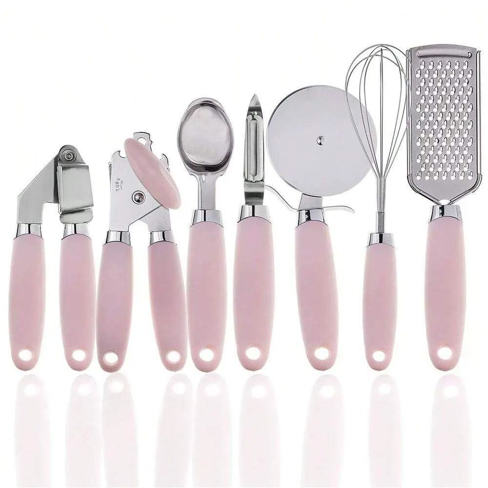 7PC SiliconeGrip Stainless Utensil Set 8
