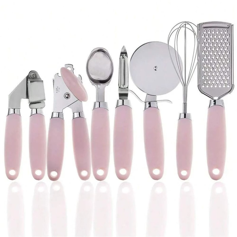 7PC SiliconeGrip Stainless Utensil Set 8