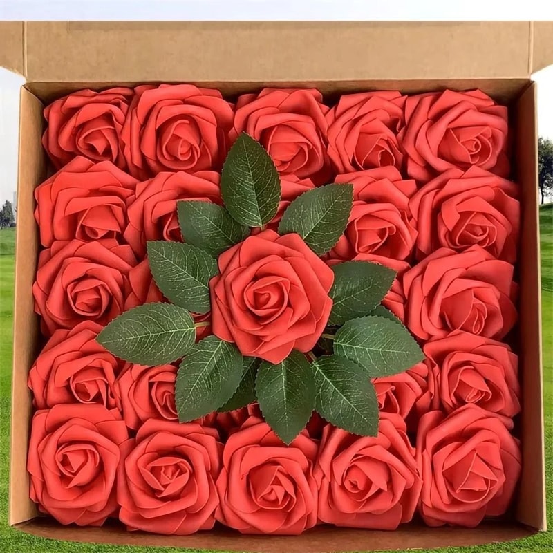 VelvetTouch 25PC DIY Rose Stem Set 12