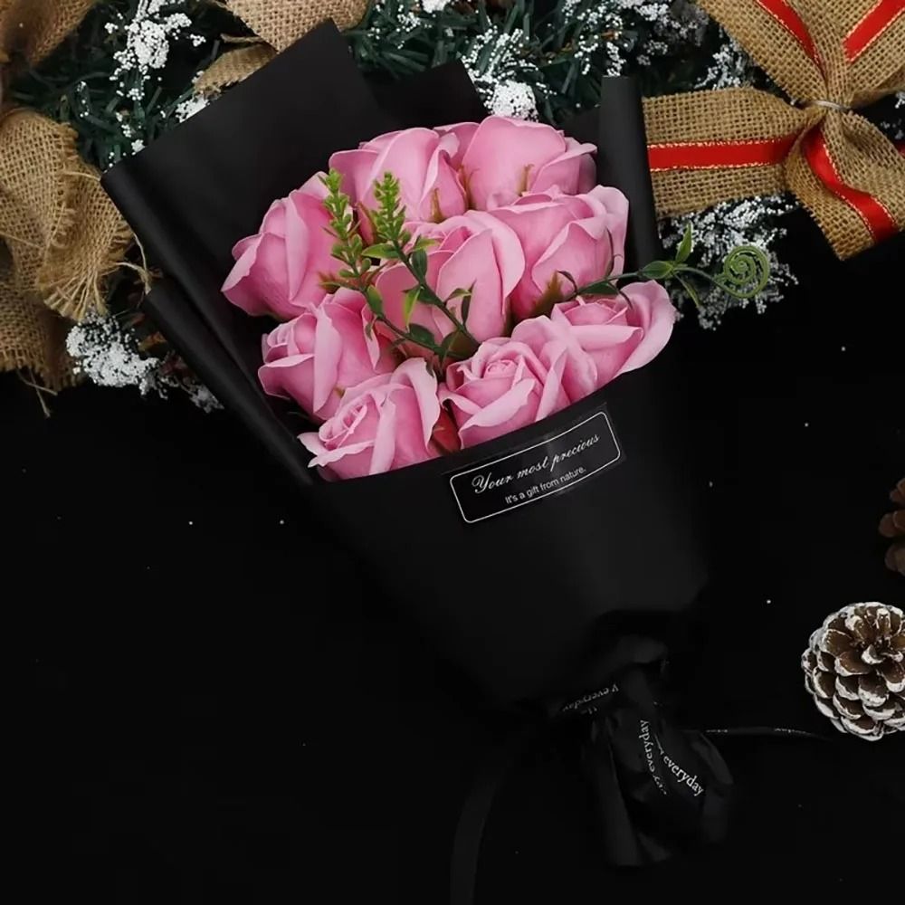 SilkTouch Scented Soap Rose Bouquet 6